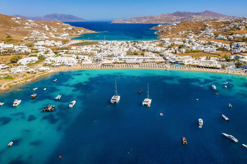 Ornos beach